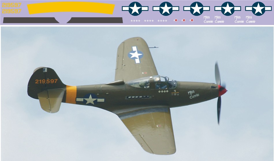 Декаль  P-39Q Airacobra 