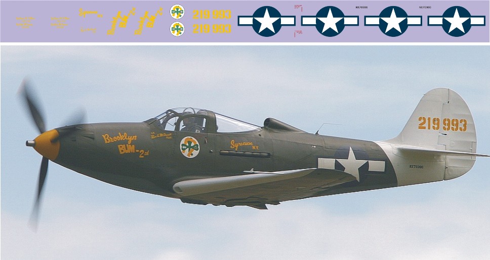 Декаль P-39Q Airacobra