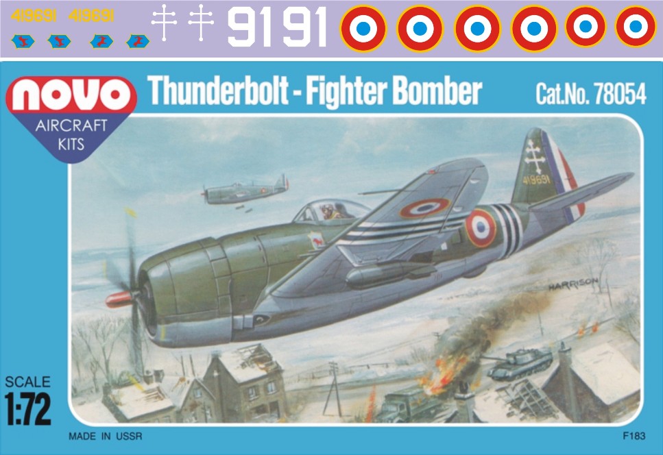 Декаль P-47 Thunderbolt 