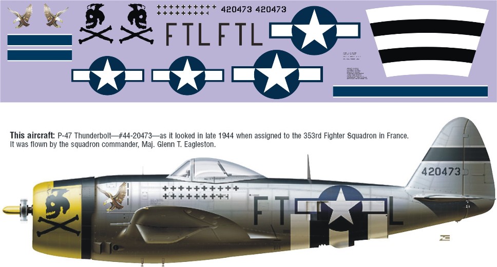 Декаль P-47 Thunderbolt