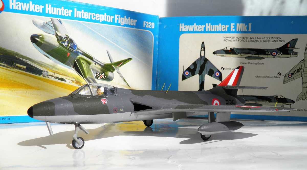 Hawker “Hunter” F.Mk.1 — FROG — Ретро-Модели.Ру
