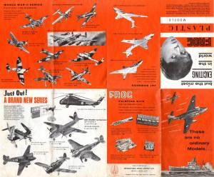 Catalogue FROG 1963. British issue. Side 1