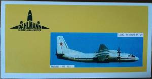 “Antonow An-24” - издание с цветной фотографией вместо бокс-арта, 1990-е гг. 