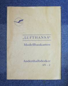Lufhansa Modelbaukasten AN-2 Rundflugmachine