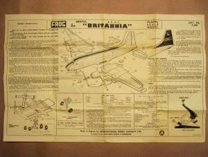 “The B.O.A.C Bristol Britannia Jet-prop Liner”