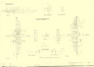 Heinkel He-219 - оригинальный чертеж модели FROG