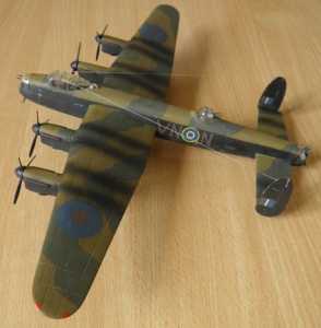 Avro "Lancaster" B.Mk.I (F359) - масштаб 1:96, автор модели С.Васюткин