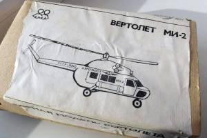 Сборная модель вертолета МИ-2