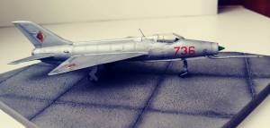 МиГ-21Ф-13, борт 736, ВВС СССР - автор модели - С.Васюткин