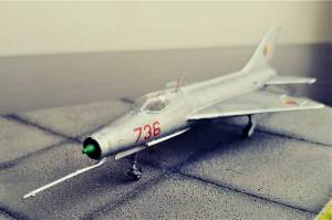 МиГ-21Ф-13, борт 736, ВВС СССР - автор модели - С.Васюткин