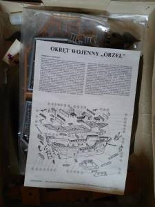 “Okret wojenny [naval ship] Orzel”