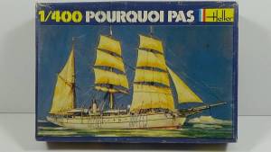 "Pourcoi Pas?" (061) - коробка из комплекта фирмы "Heller", масштаб 1/100, 1980 г.