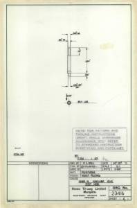 NakajimaMitsubishi A6M2-N Rufe - оригинальный чертеж модели. FROG. F234