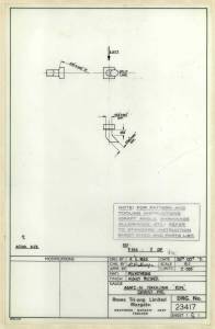 NakajimaMitsubishi A6M2-N Rufe - оригинальный чертеж модели. FROG. F234
