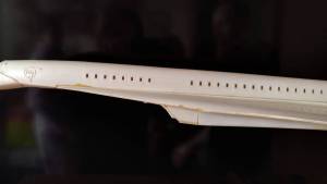 Ту-144 - модель в собранная в состоянии "из коробки", 1970-е гг. (В.К.)
