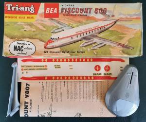 “Vickers Viscount 800 Turbo-Prop Airliner”